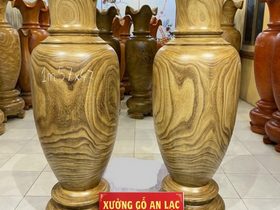 Lục bình gỗ cẩm vàng 1m57 đường kính 47cm (anh Hùng - Thái Bình) 6 Lục bình (anh Hùng - Thái Bình)