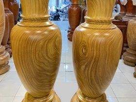 Lục bình gỗ cẩm vàng 1m61 đường kính 59cm (chú Xuân - Hà Nam) 6 Lục bình 1m61(chú Xuân - Hà Nam (1)