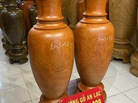 Lục bình gỗ hương đỏ 1m50 đường kính 42cm (anh Tuấn - Hà Nội) 7 Luc binh go huong do 1m50 anh Tuan Ha Noi 3