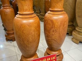 Lục bình gỗ hương đỏ 1m52 đường kính 43cm (anh Dân - Bắc Ninh) 5 Lục bình ( anh Dân - Bắc Ninh)