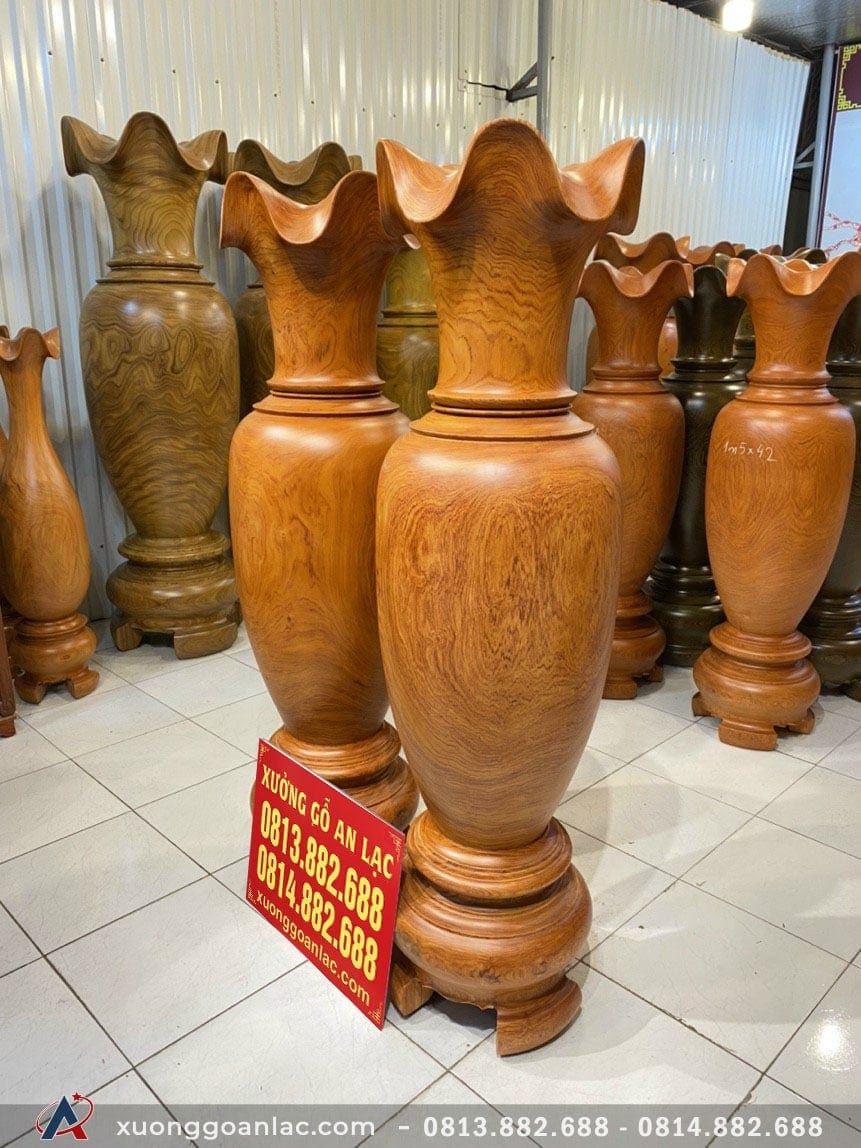 Lục bình gỗ hương đỏ 1m52 đường kính 43cm (anh Dân - Bắc Ninh) 11 Lục bình ( anh Dân - Bắc Ninh)