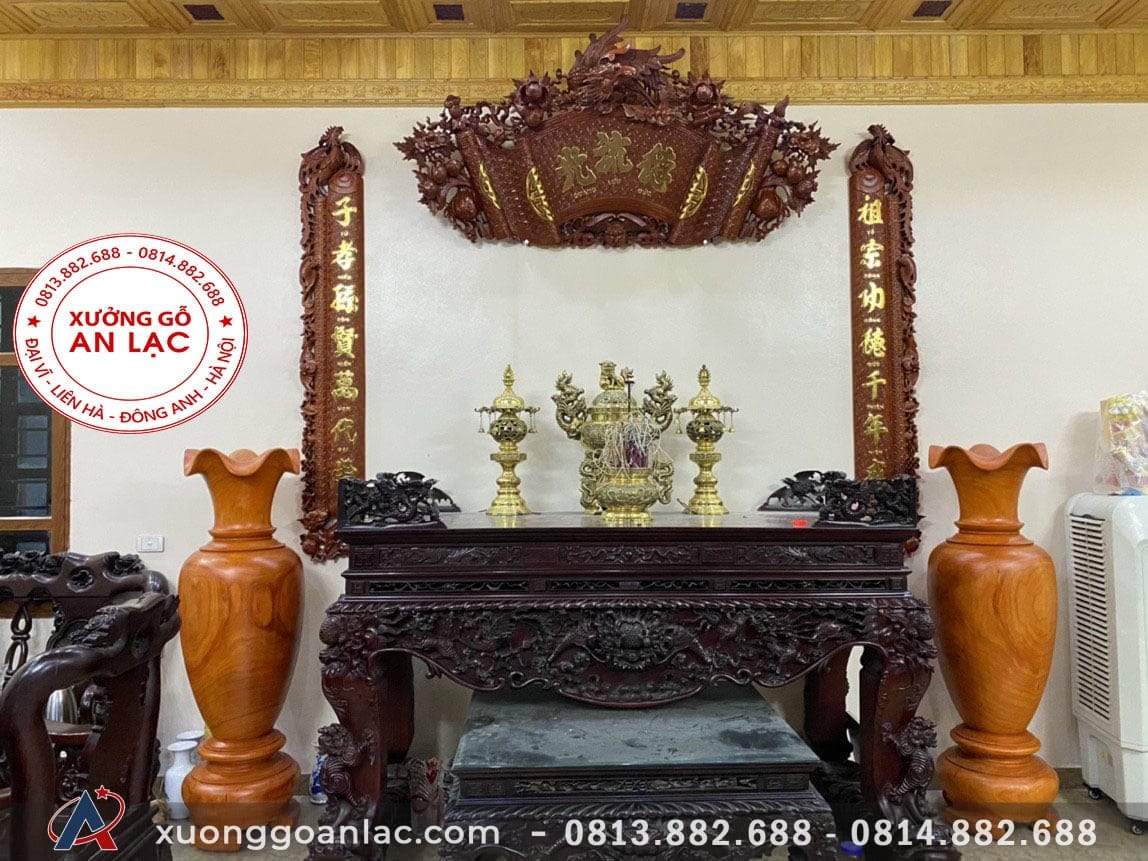 Lục bình gỗ hương đỏ 1m69 đường kính 52cm (anh Minh - Hà Nội) 6 (anh Minh - Hà Nội)