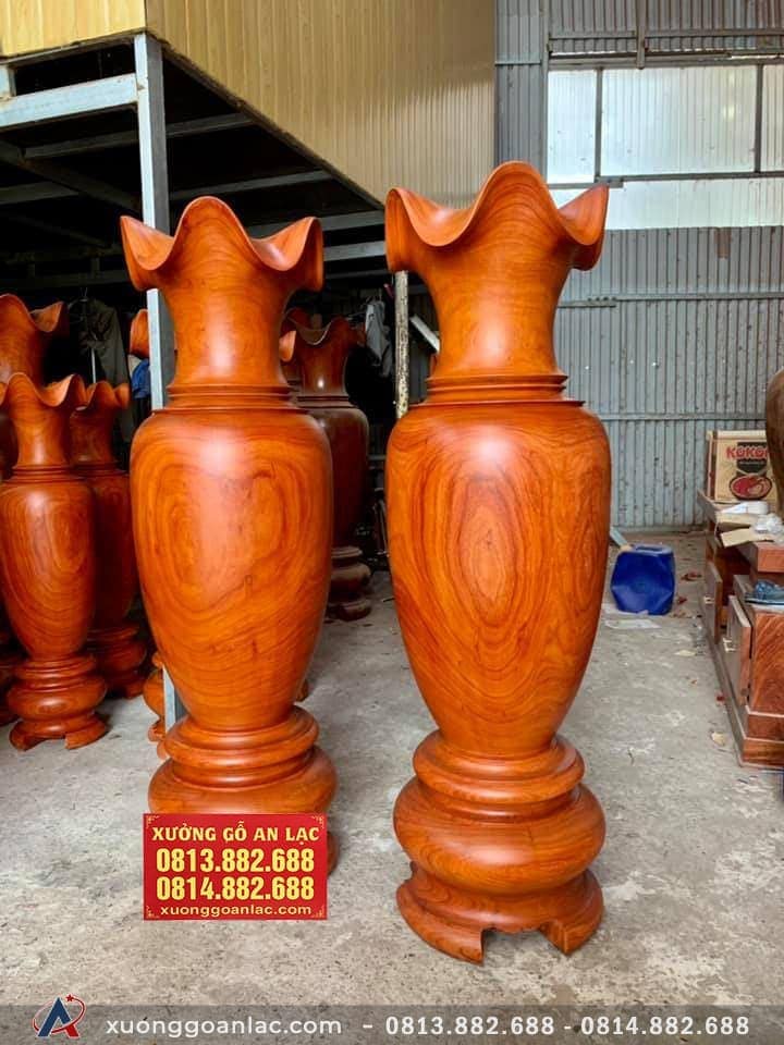 Lục bình gỗ hương đỏ 1m7 đường kính 52cm (anh Hùng - Hưng Yên) 10 Lục bình 1m7(anh Hùng - Hưng Yên)