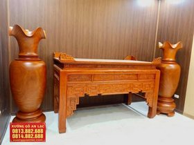 Cặp lục bình gỗ hương đỏ 1m80 đường kính 58cm (anh Tùng - Hà Nội) 6 Lục bình 1m8 ( anh Tùng - Hà Nội) (1)