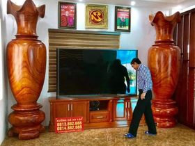 Lục bình gỗ hương đỏ 2m40 đường kính 73cm (anh Tín - Hà Nội) 6 Lục bình 2m40 (anh Tín - Hà Nội)