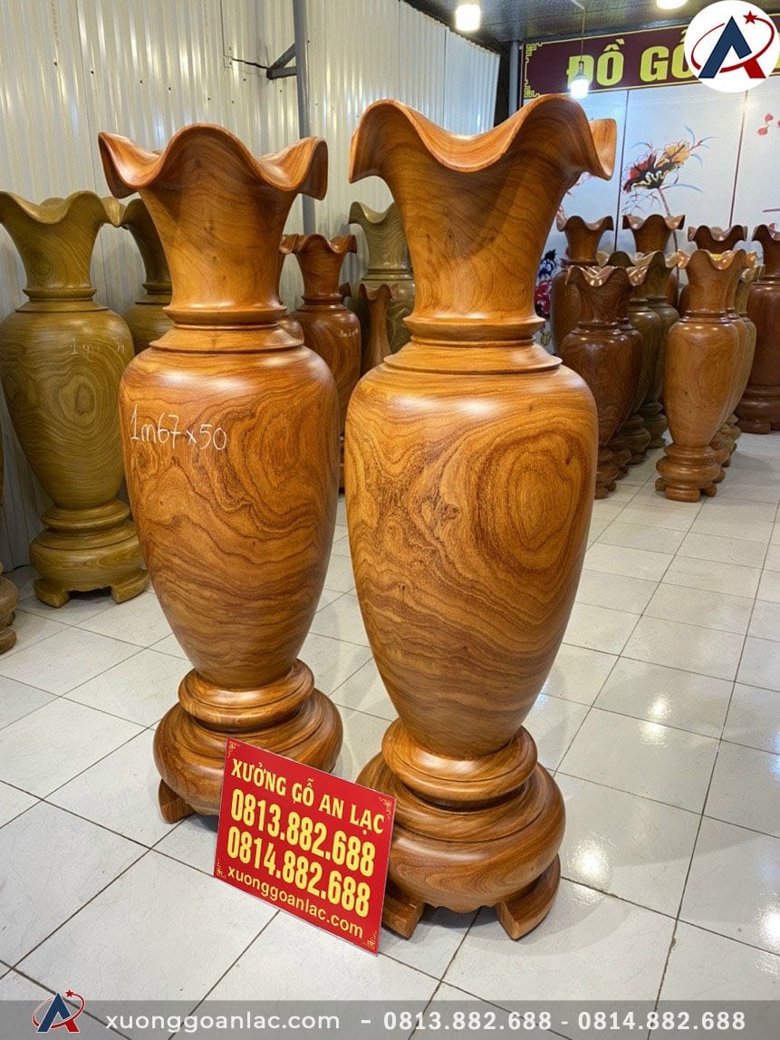 Lục bình gỗ hương đỏ 1m67 đường kính 50cm (anh Trọng - Hà Nội) 13 Lục bình (anh Trọng - Hà Nội)
