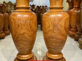 Lục bình gỗ hương đỏ 1m67 đường kính 50cm (anh Trọng - Hà Nội) 7 (anh Trọng - Hà Nội)