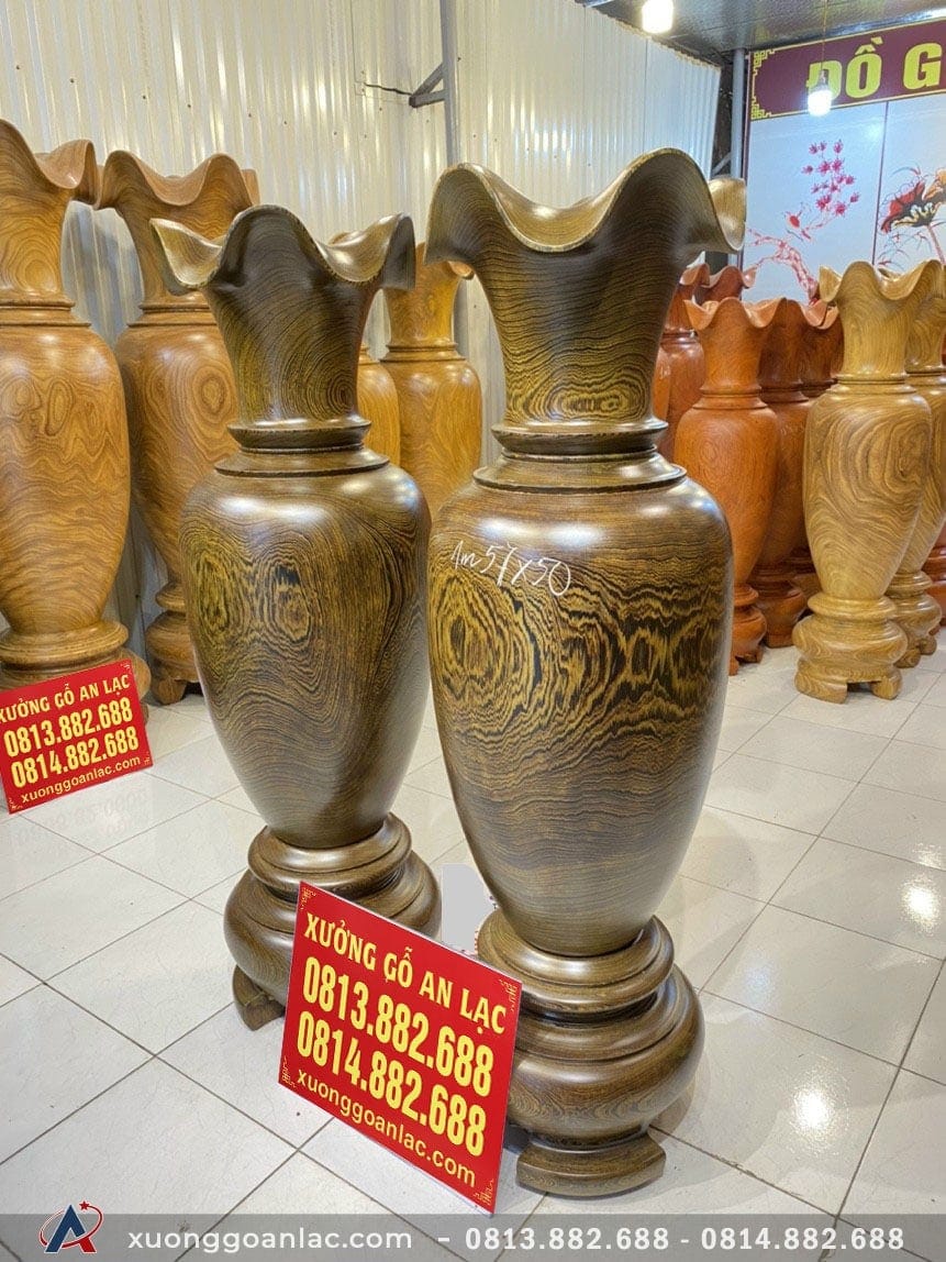 Lục bình gỗ mun đuôi công 157 đường kính 50cm (anh Sửu - Hà Nội) 11 Lục bình (anh Sửu - Hà Nội)