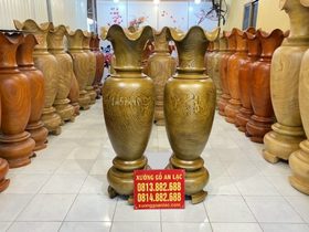 Lục bình gỗ mun đuôi công 1m57 đường kính 48cm (anh Điệp - Hà Nội) 9 (anh Diệp - Hà Nội)