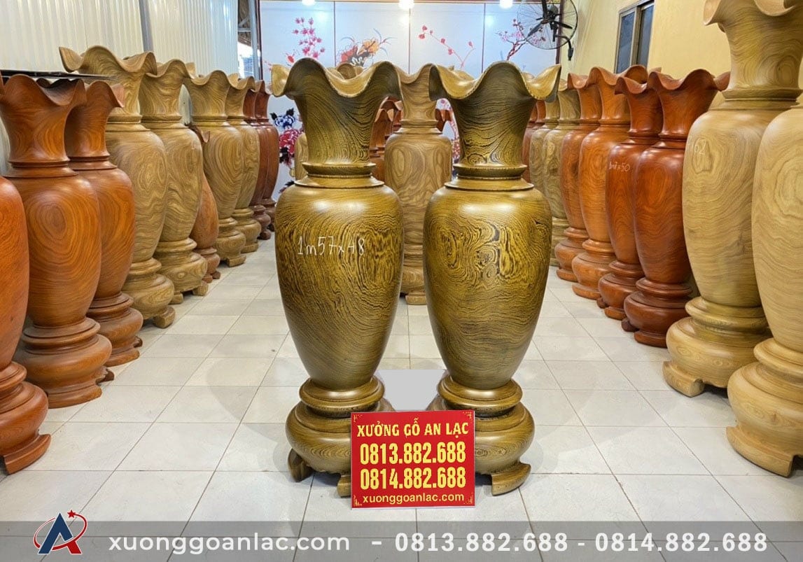 Lục bình gỗ mun đuôi công 1m57 đường kính 48cm (anh Điệp - Hà Nội) 12 (anh Diệp - Hà Nội)