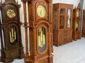 Đồng Hồ Tứ Trụ Gỗ Hương Đá 2m30 (anh Tiến - Hà Nội) 8 Đồng hồ tứ trụ 2m30
