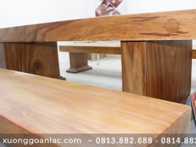 Bộ bàn ghế K3 gỗ hương xám hàng nguyên khối siêu vip (Anh Nam,Thái Bình) 10 chân k3 siêu dày