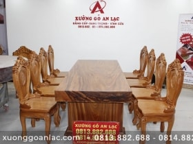 bàn ăn nguyên khối đẹp