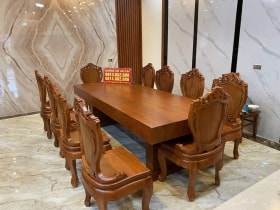 Bộ bàn ăn nguyên khối