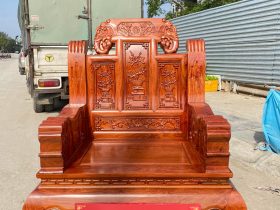 ghế âu á tay đặc gỗ hương