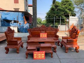bàn ghế hoàng gia gỗ hương