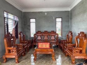 bộ bàn ghế minh quốc gỗ hương đá