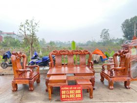 bàn ghế minh quốc đao gỗ hương đá
