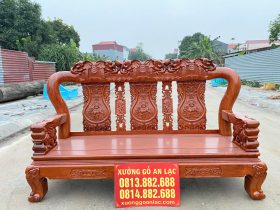 bàn ghê minh quốc voi gỗ gõ đỏ