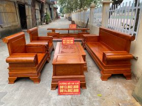 bàn ghế phảo gỗ hương đá