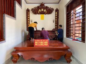 hoành phi câu đối thiếp vàng