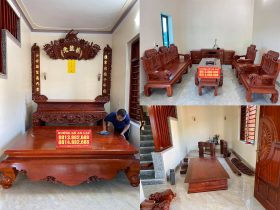 Combo nội thất phòng khách và phòng thờ