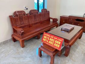 bàn ghế âu á gỗ hương đá