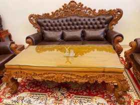 bàn ghế hoàng gia gỗ gõ đỏ