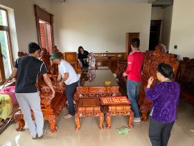 bàn ghế min quốc nghê gỗ hương cao cấp