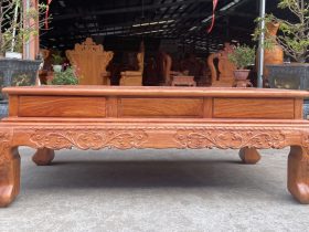 bàn trà bộ minh quốc đào gỗ hương