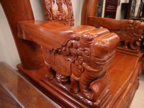 tay ghế đục voi nguyên 1 khối