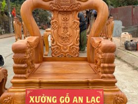 Combo bàn ghế Minh Quốc Voi 10 món và bàn ăn 8 ghế hoa lá tây gỗ gõ đỏ (Anh Hoàng, Hà Nội) 24 ghế đơn minh quốc voi