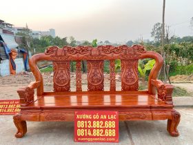 đoản dài bộ minh quốc voi gỗ hương đá cao cấp