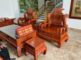 bàn ghế tần thủy hoàng gỗ hương đá