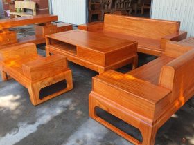 sofa gỗ gõ đỏ cao cấp