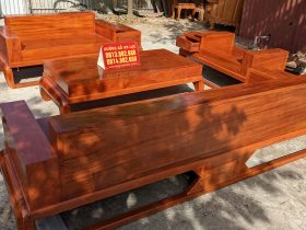 sofa gỗ hương đá đóng hộp