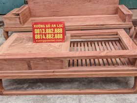 bàn ghế sofa phòng khách gỗ hương đá
