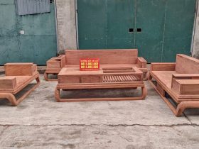 sofa phòng khách gỗ hương đá