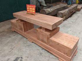 Combo bộ sofa góc L và kệ tivi 2 tầng gỗ hương đá nguyên khối (anh Hải, Thanh Hóa) 31 kệ tivi gỗ hương đá cao cấp