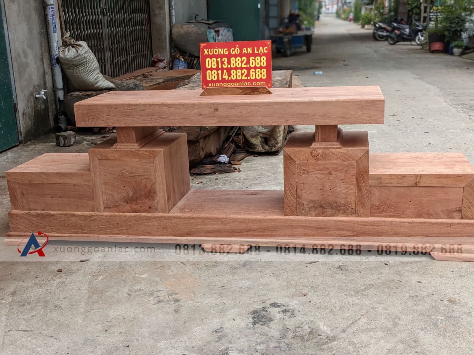 Combo bộ sofa góc L và kệ tivi 2 tầng gỗ hương đá nguyên khối (anh Hải, Thanh Hóa) 18 Combo bộ sofa góc L và kệ tivi 2 tầng gỗ hương đá nguyên khối (anh Hải, Thanh Hóa) - Ảnh 18