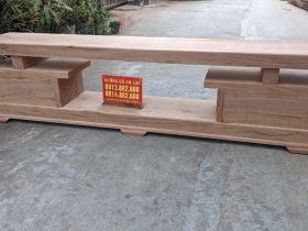 Combo bộ sofa góc và kệ tivi nguyên khối gỗ hương đá (anh Thắng, Hà Nội) 17 kệ tivi gỗ hương đá nguyên khối