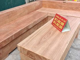 Combo bộ sofa góc và kệ tivi nguyên khối gỗ hương đá (anh Tiệp, Hà Nội) 11 sofa gỗ nguyên khối