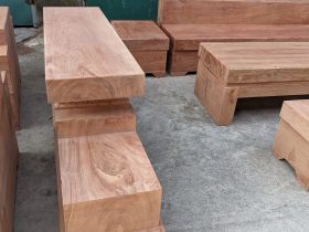 Combo bộ sofa góc và kệ tivi nguyên khối gỗ hương đá (anh Tiệp, Hà Nội) 14 kệ tivi nguyên khối gỗ hương đá