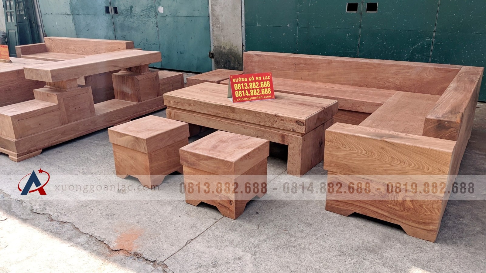 Combo bộ sofa góc và kệ tivi nguyên khối gỗ hương đá (anh Tiệp, Hà Nội) 1 Combo bộ sofa góc và kệ tivi nguyên khối gỗ hương đá (anh Tiệp, Hà Nội)