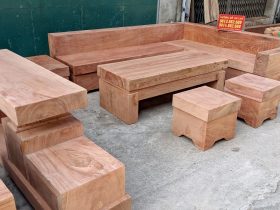 Combo bộ sofa góc và kệ tivi nguyên khối gỗ hương đá (anh Tiệp, Hà Nội) 18 Combo bo sofa goc va ke tivi nguyen khoi go huong da 8