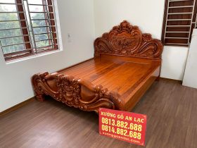 Combo nội thất gỗ cho biệt thự siêu khủng của gia đình anh Thân (Hưng Yên) 13 giường ngủ gỗ hương đá
