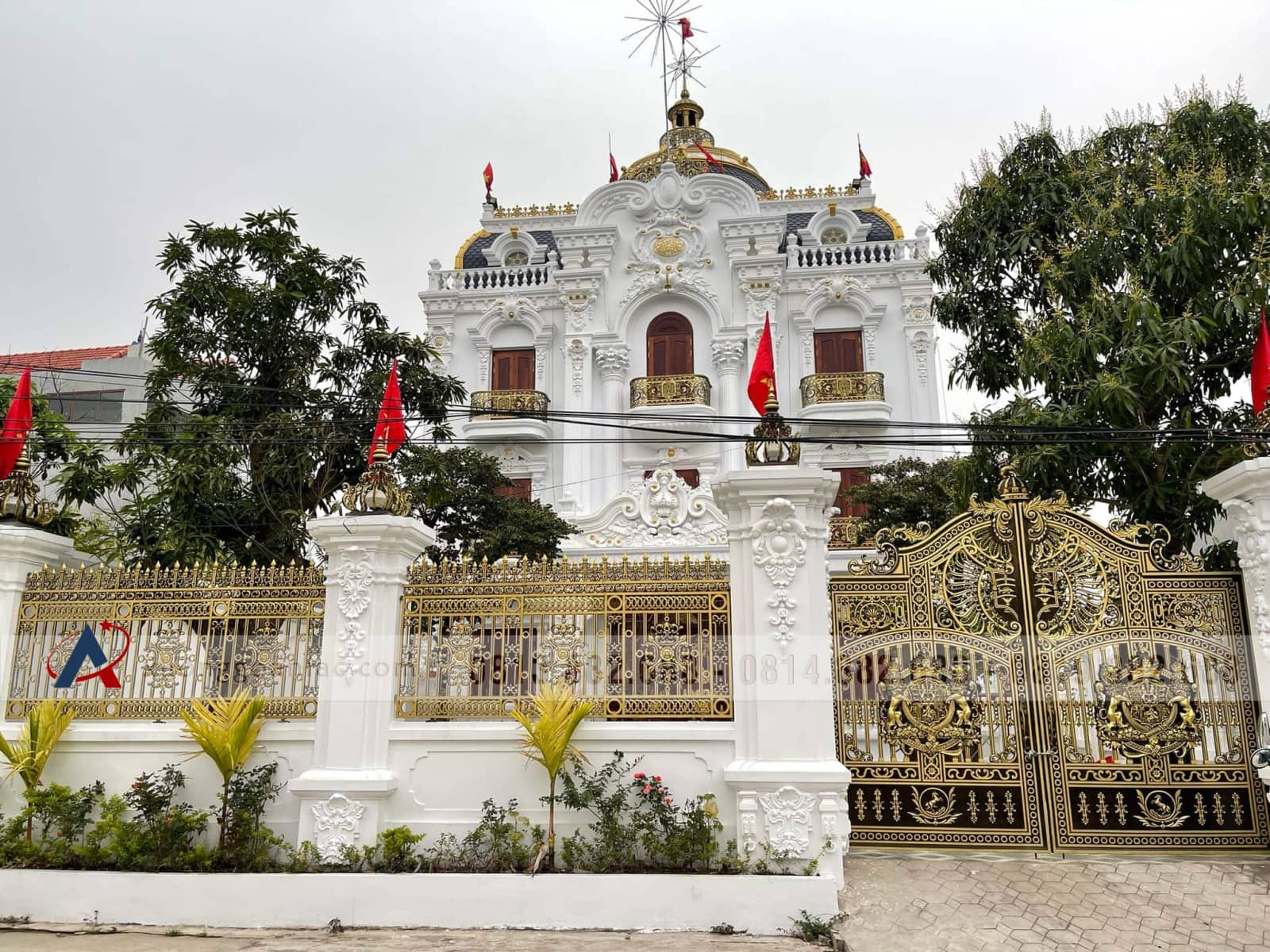 Combo nội thất gỗ cho biệt thự siêu khủng của gia đình anh Thân (Hưng Yên) 22 biệt thự siêu khủng của gia đình anh Thân tại Hưng Yên