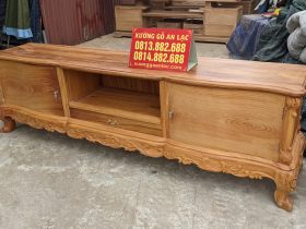 Combo nội thất louis tân cổ điển gỗ gõ đỏ cực sang trọng (Chị Hòa, Bắc Ninh) 22 kệ tivi gỗ gõ đỏ