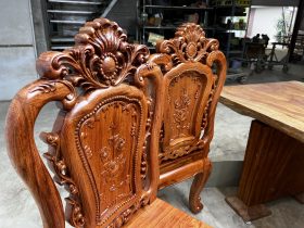 tựa ghế đục 2 mặt