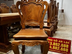 Ghế ăn louis chân 9 - chương 6 - ván mặt 3cm